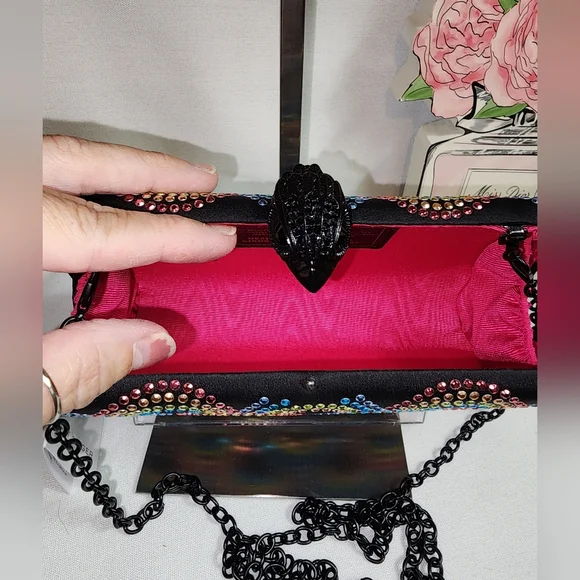 Kurt Geiger London Crystal Eagle Clutch - Picture 5 of 8